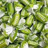 Premium Gourmet Toffee Pistachio Filled Italian Hard Candy-1.5 lbs | Rich Creamy Pistachio Flavor, Individually Wrapped, Gourmet Soft Toffees, 24 oz