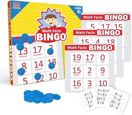 Amazon.com: Addition & Subtraction Math Facts Bingo, 2 Difficulty