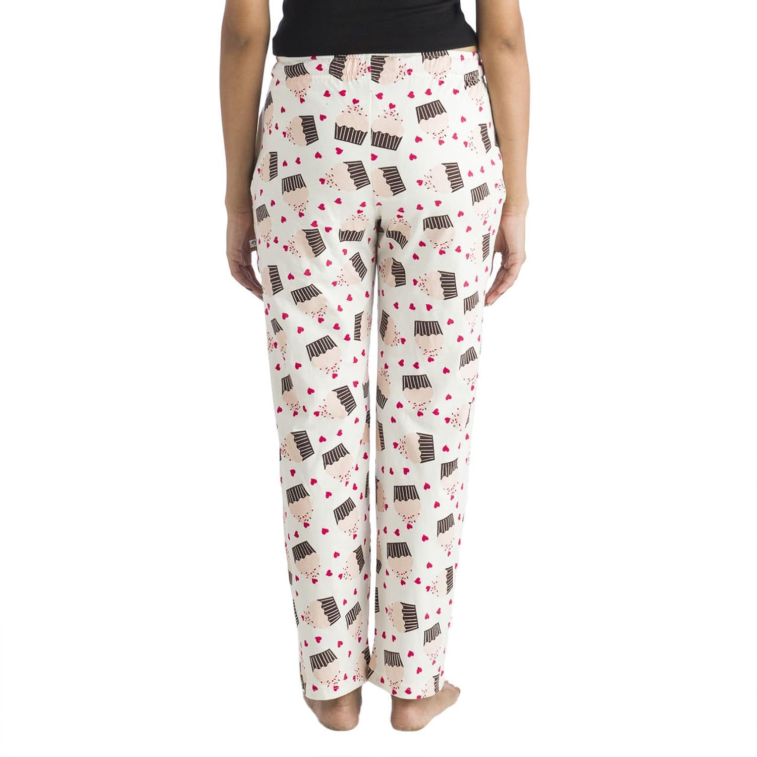 nite flite women's cupcake cotton pajamas