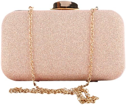 rose gold large clutch bag