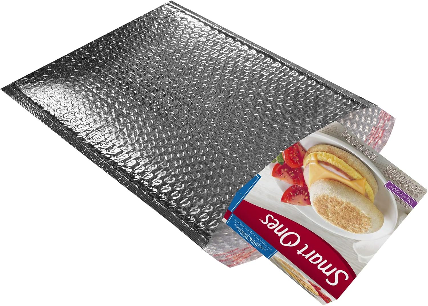 Thermal Insulated Bubble Mailers 8x11 Food Grade Padded envelopes 8 x 11. Pack of 25 Silver Cushion envelopes. Peel and Seal. Metallic foil. Mailing, Shipping, Packing, Packaging. : Office Products