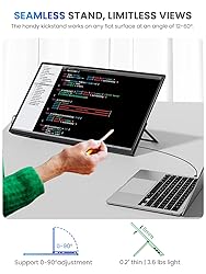 UPERFECT 21.5” 120HZ Portable Monitor w/Kickstand