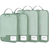 ECOHUB 4 Set /6 Set Packing Cubes for Travel Durable Suitcase Organizer Bags Set with Personalized Tag Various Sizes Travel Essentials Traveling Accessories for Luggage Machine Washable
