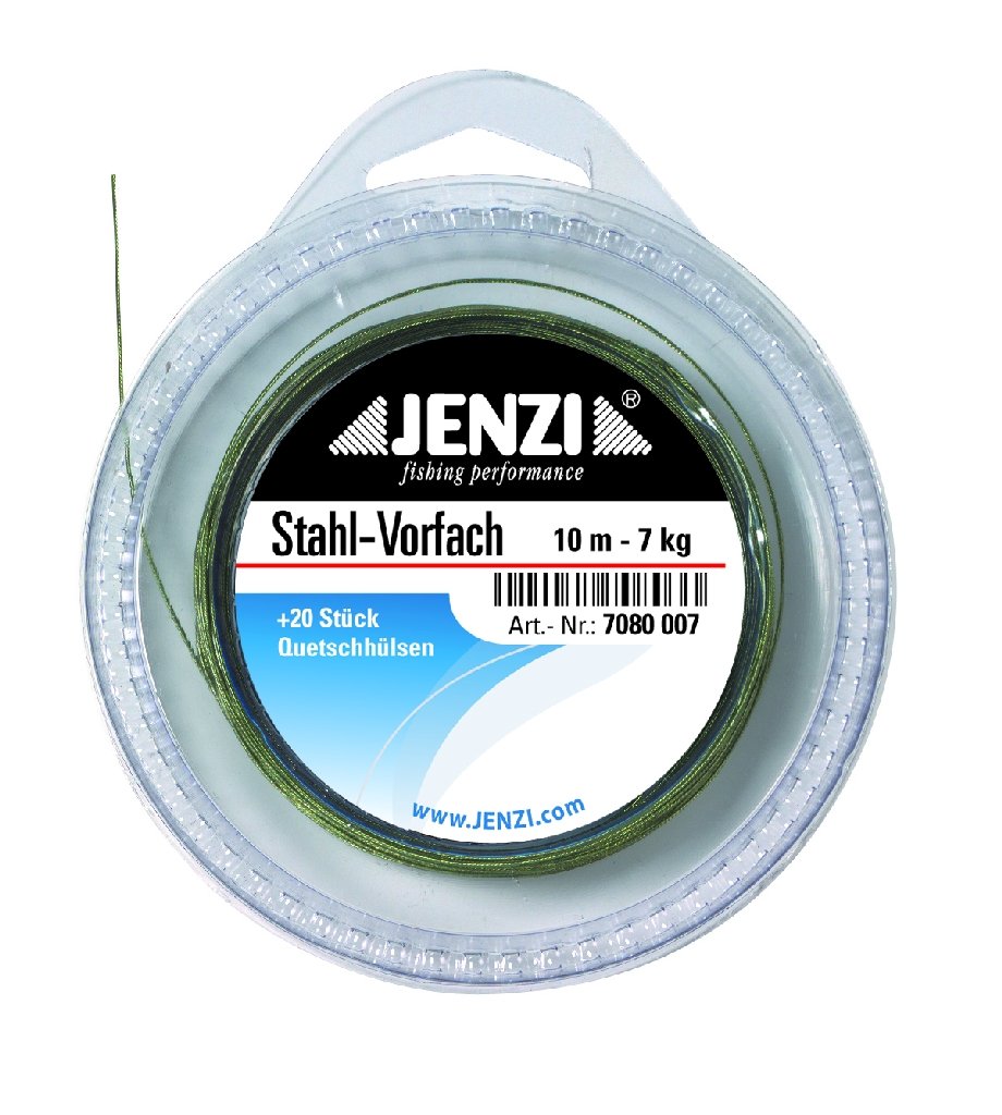 Jenzi wire trace, on 10 m spool, with 20 piecesTrace crimps., Unisex, 7kg