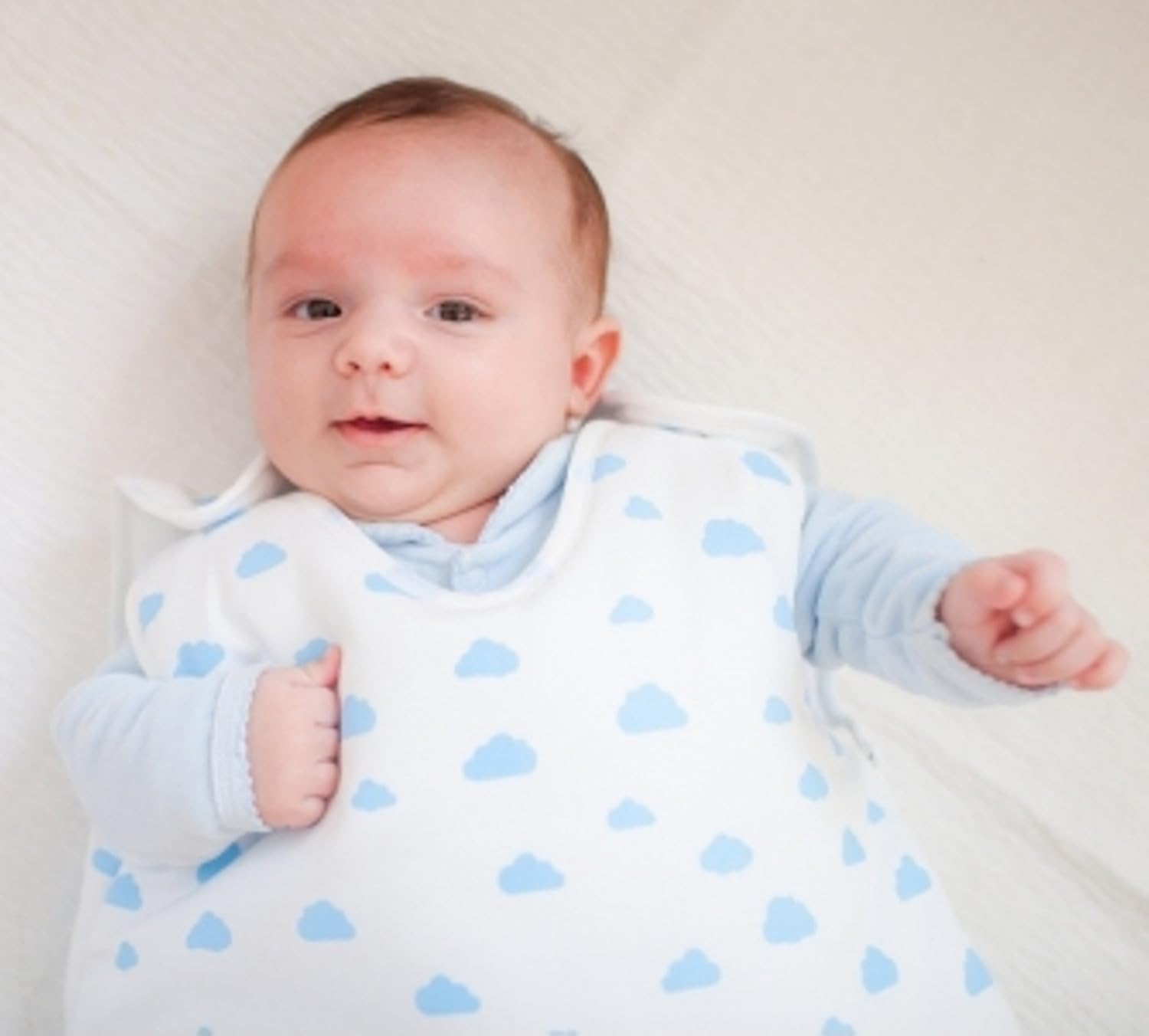 Gloop bebé algodón orgánico saco de dormir (nubes de color azul): Amazon.es: Bebé