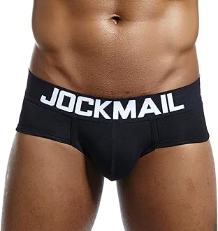 JOCKMAILMens Brief Sport Breathable Underpants Sexy Pouch Boxer Brief