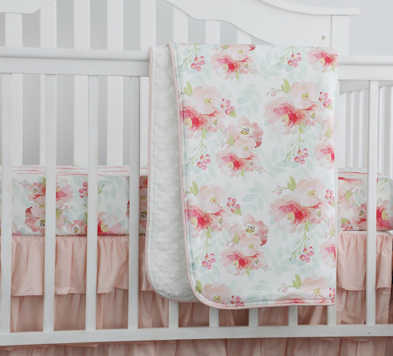 boho floral crib bedding