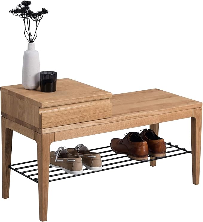 HomeTrends4You Ellmau Banco para el baño, Madera, marrón ...