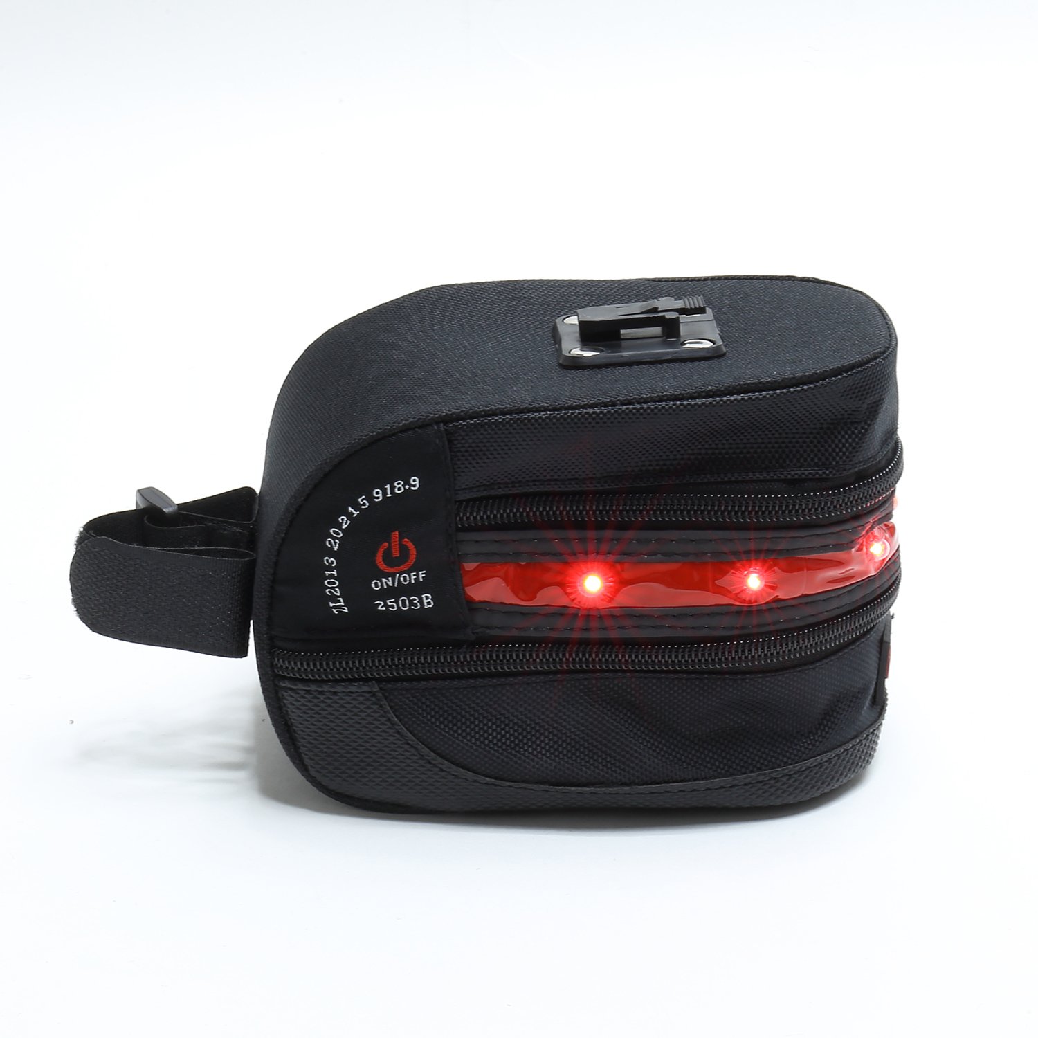VINQLIQ 2in1 Cycling Bike LED Tail Lights Reflector Saddle Bag Seat
