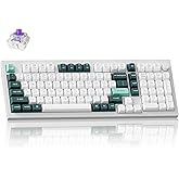 Keychron Q5 HE Rapid Trigger Gaming Keyboard Wireless with Hall Effect Gateron Double-Rail Magnetic Switch Adjustable Actuation, 2.4 GHz/Bluetooth/Wired QMK RGB Aluminum for Mac Windows Linux - White