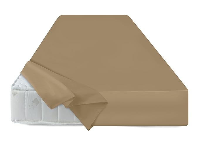 npluseins Bettlaken - 100% Baumwolle - in 5 Farben - in 3 verschiedenen Größen - Haushaltstuch ohne Spanngummi, ca. 150 x 250