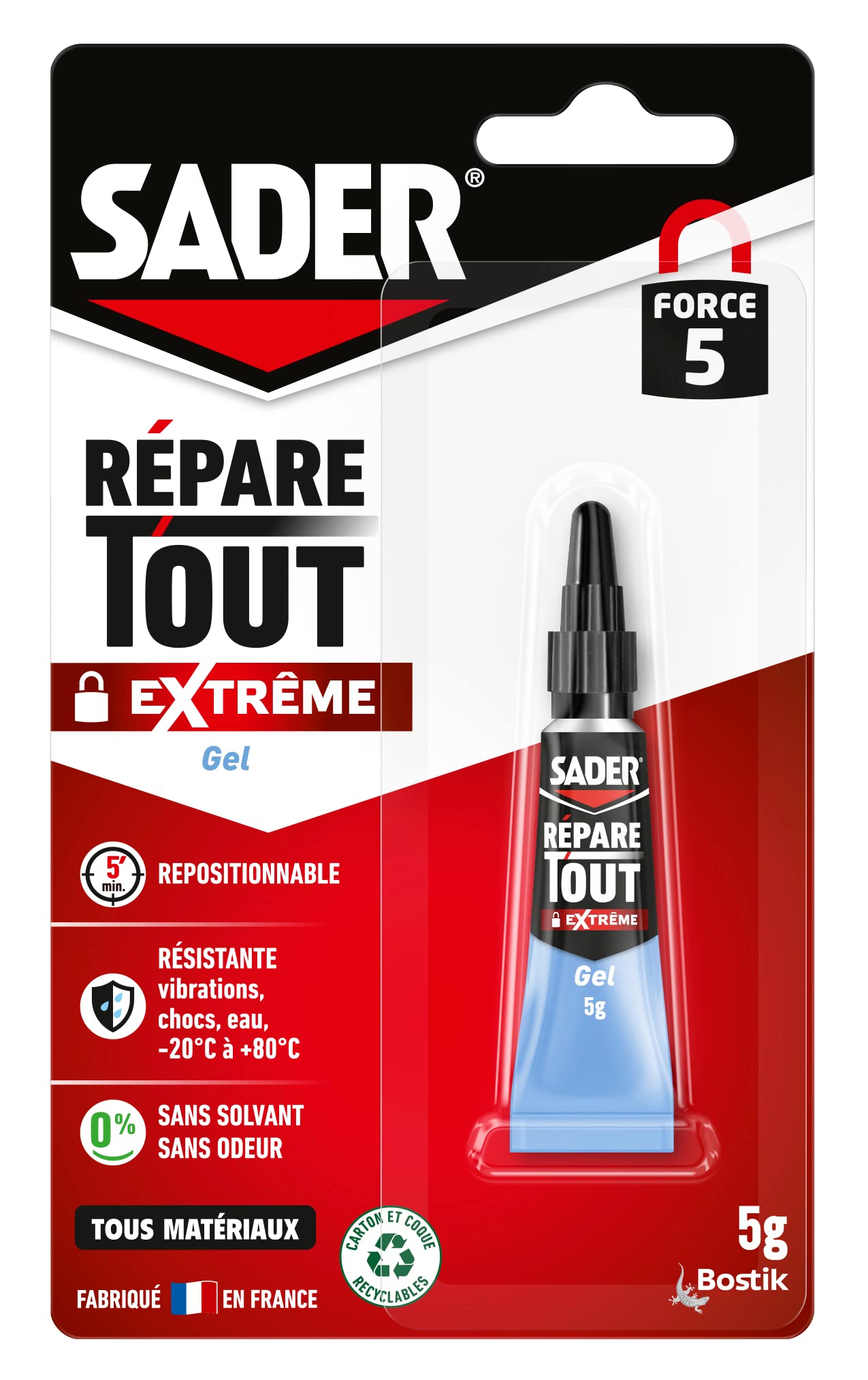 Sader Bostik 30608404 Mega Strong Glue 5 g