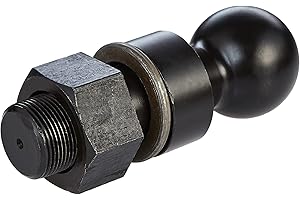 BUYERS PRODUCTS COMPANY Buyers Products 1802056 Heat Treated Ball (2.3125" x 1.5" with 1" Rise - Capacity 30000 lbs), Towing Accessory for Trailer, RVs, Boating and Trucks, Black