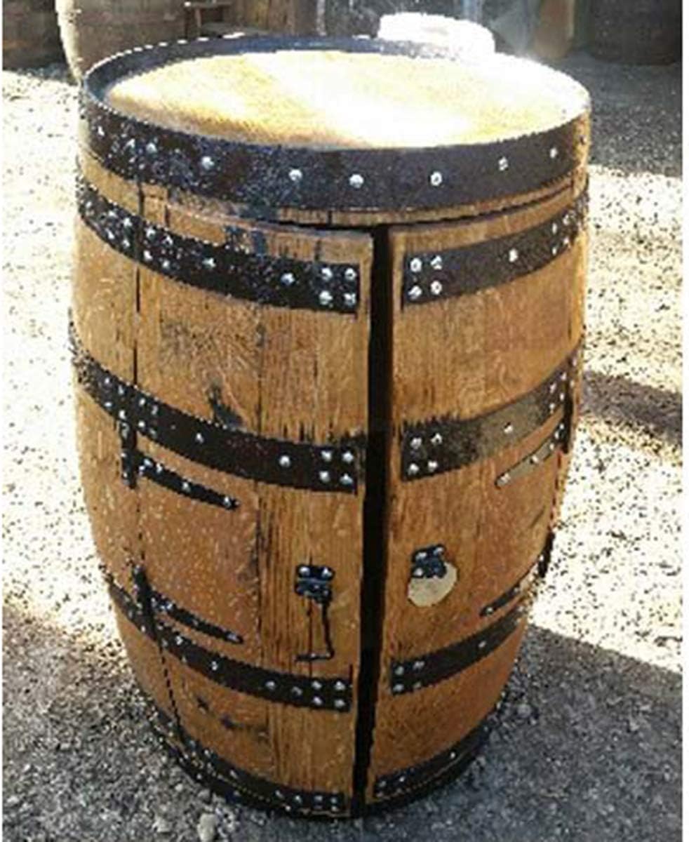 Recycled Solid Oak Archie"Star" Drinks Cabinet