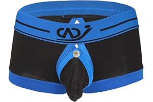 Oyolan Mens Bulge Pouch Boxer Shorts Briefs Underwear Sports Jockstrap Trunks Nightwear Underpants