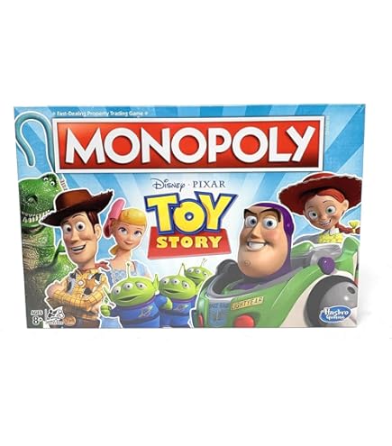 Amazon.com: Monopoly Disney Pixar Edition Board Game : Toys & Games