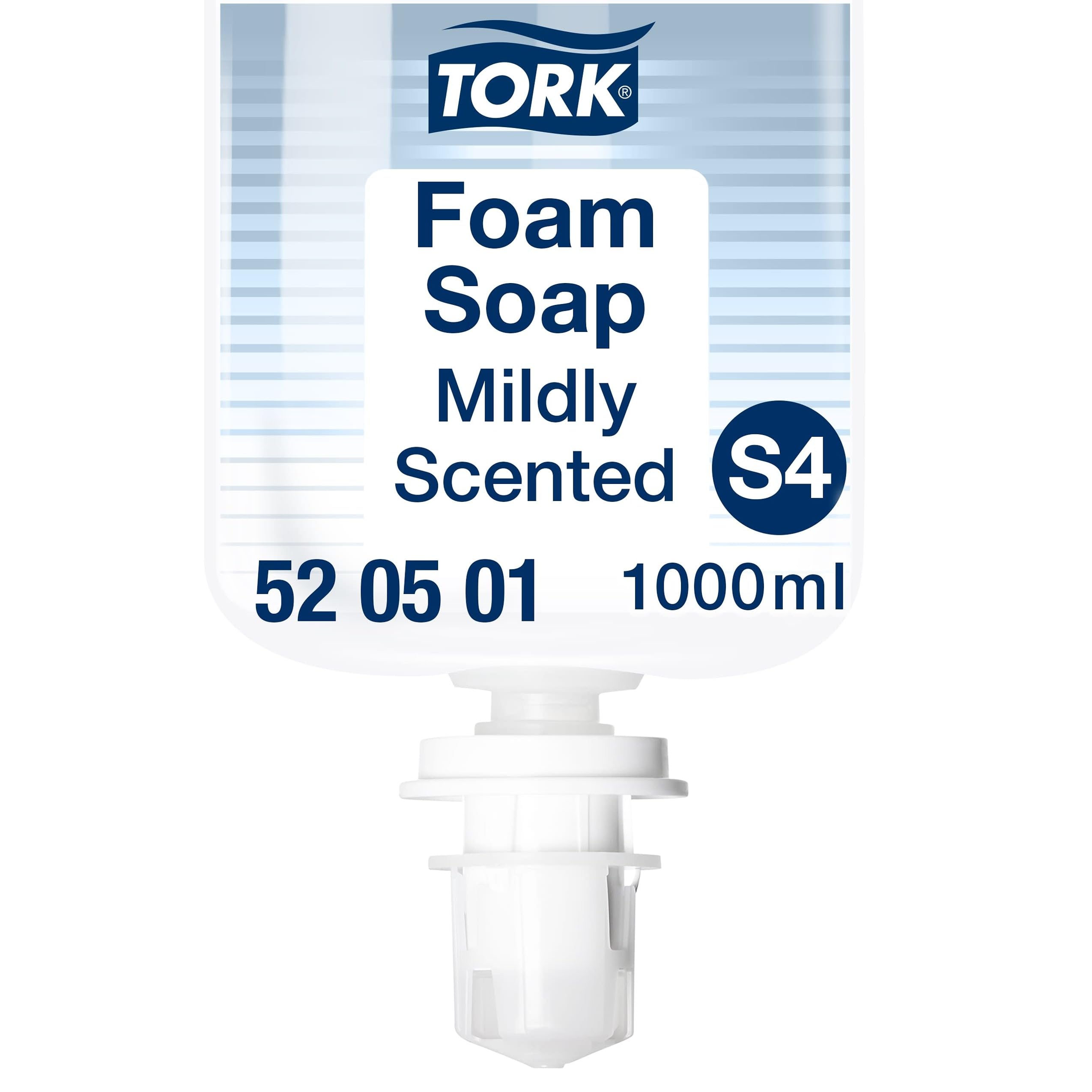 Tork Mildly Scented Foam Soap S4, Reduces Consumption, 1 x 1000ml, 520501