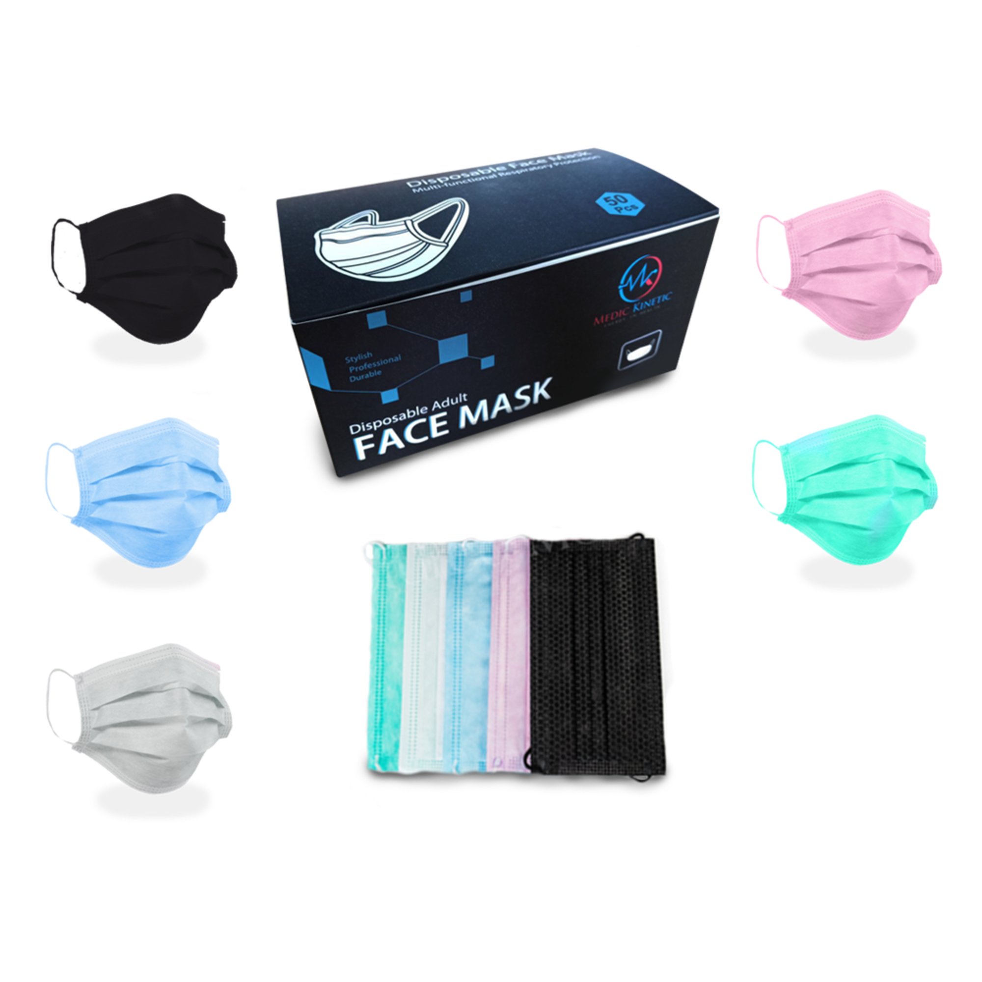 Disposable Cloth Mask Surgical Mask (FDA Approved & Tested) Sanitary