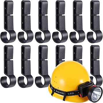 hard hat strap clips