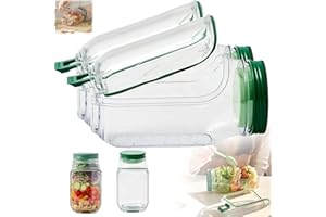 The Original Salad Pod Jar Side Open, Portable Salad Container, Snack Box with Lid, Suitable for Home, Outdoor, Travel and Pa