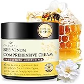 GAJUANR Bee Venom Comprehensive Cream, All-in-One Nourishing Cream with Hyaluronic Acid, Lightweight Texture for Daily Use, 60g