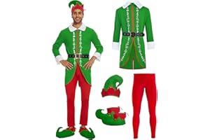 DARFULA Adult Costume Set Halloween Costume Men Christmas Full Set Christmas Costume Accessories