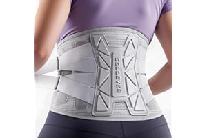 SOLOEVER Medical-Grade Back Brace for Lower Back Pain Relief [Bionic Muscle Group Support] Ultra Breathable Back Support Brace with Adjustable Strap for Men & Women - Back Support Belt for Herniated Disc, Sciatica, Arthritis