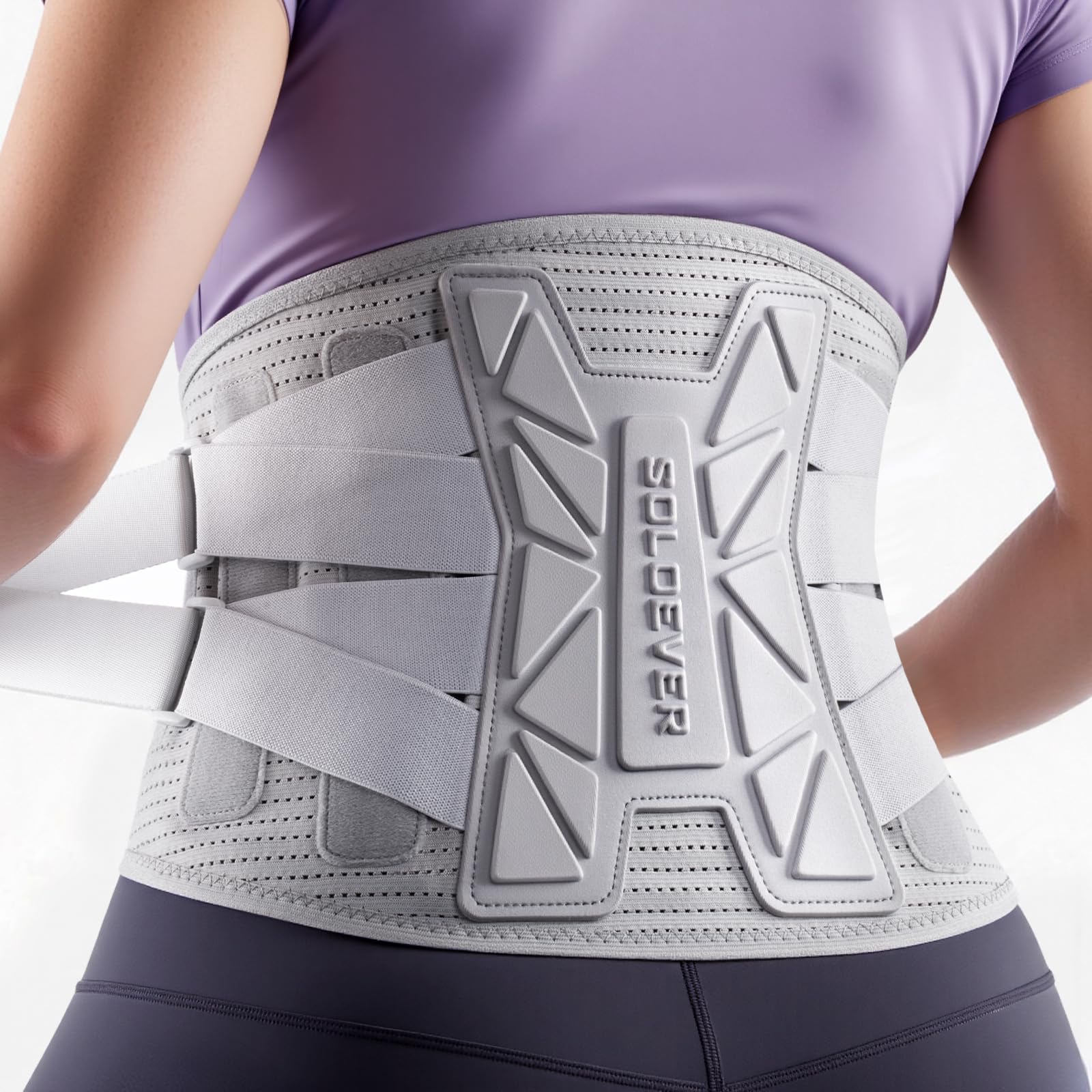 Photo 1 of Medical-Grade Back Brace for Women Lower Back Pain Relief [Ultra Breathable & Stronger Support] Back Support Brace with Adjustable Strap System - Back Support Belt for Herniated Disc, Sciatica, Arthritis,Scoliosis