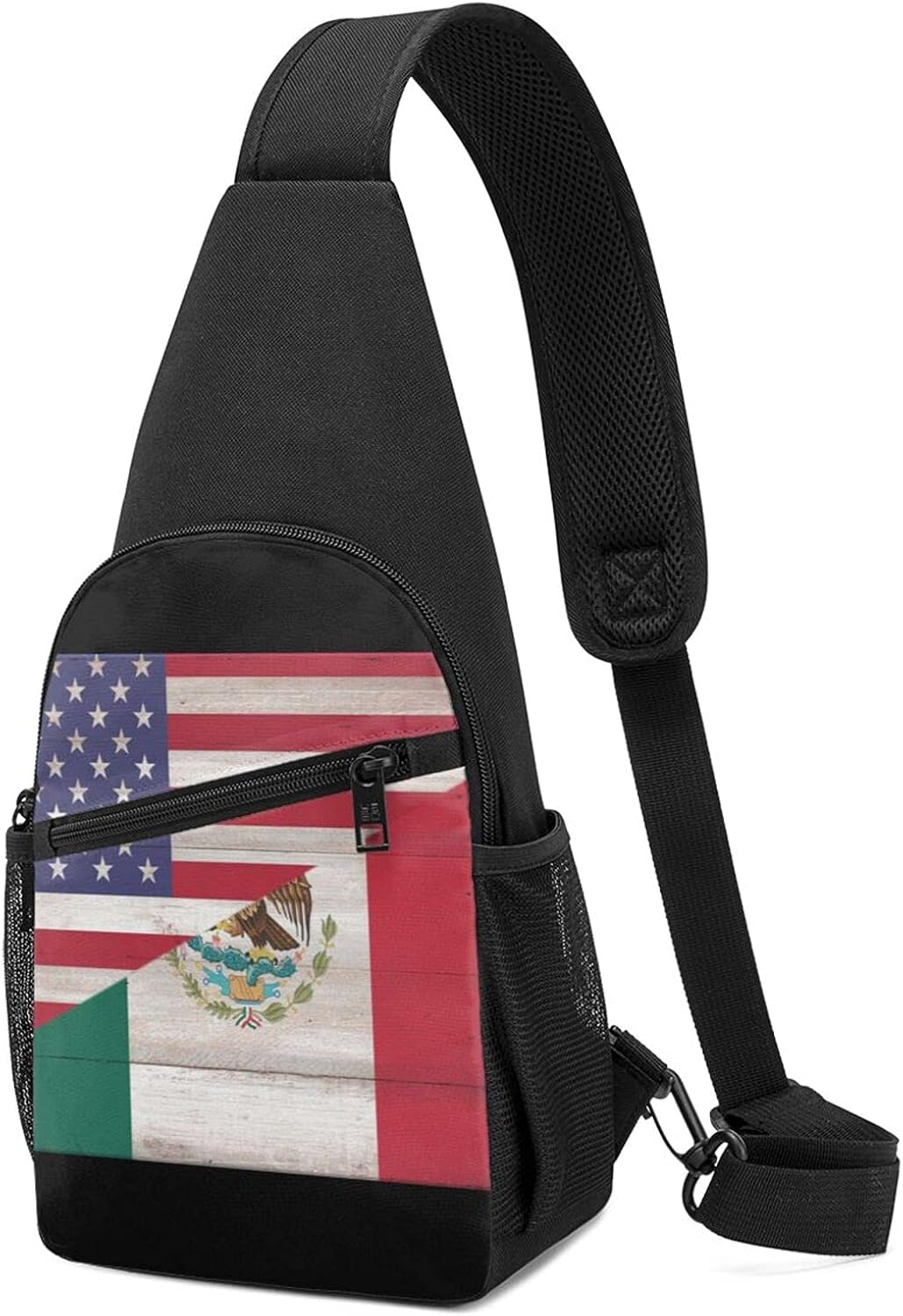 Sling Bags Mexican American Flag Crossbody Bags For Women