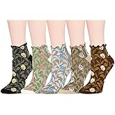Benefeet Cute Ankle Socks for Women & Girls - Ruffle & Frilly Socks, Cotton Low Cut with Lettuce Trim