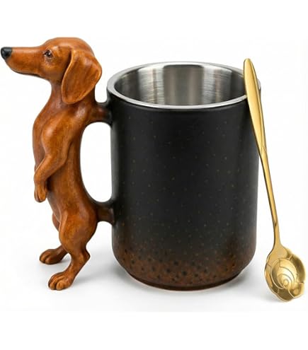 Tazza CafePress Con Bassotto Notte Stellata - Tazza Da Caffè In Ceramica Regalo, Idea Simpatica Per Amanti Dei Cani