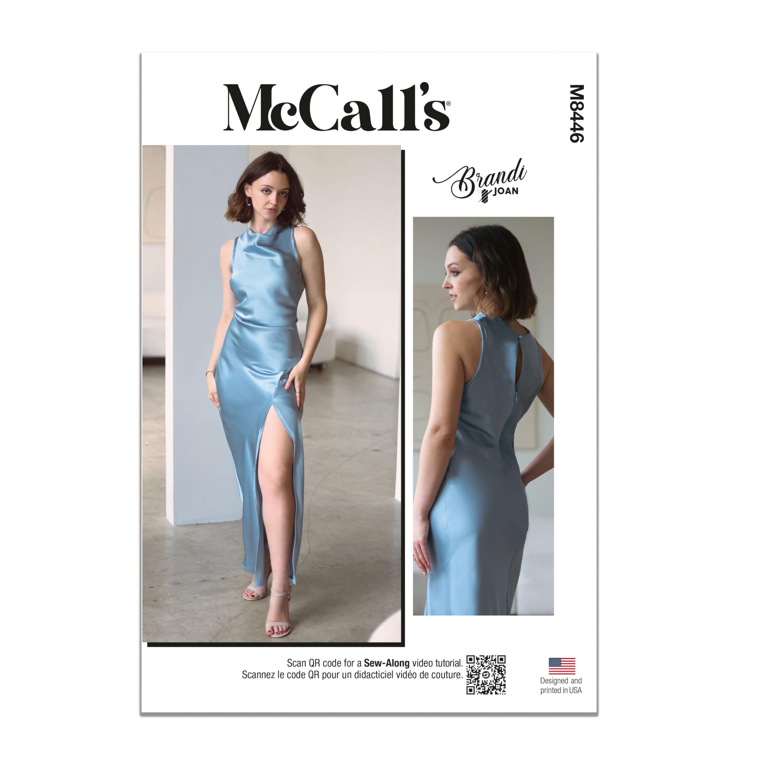 MCCALLS M8446R5 Misses' Dress by Brandi Joan R5 (14-16-18-20-22)