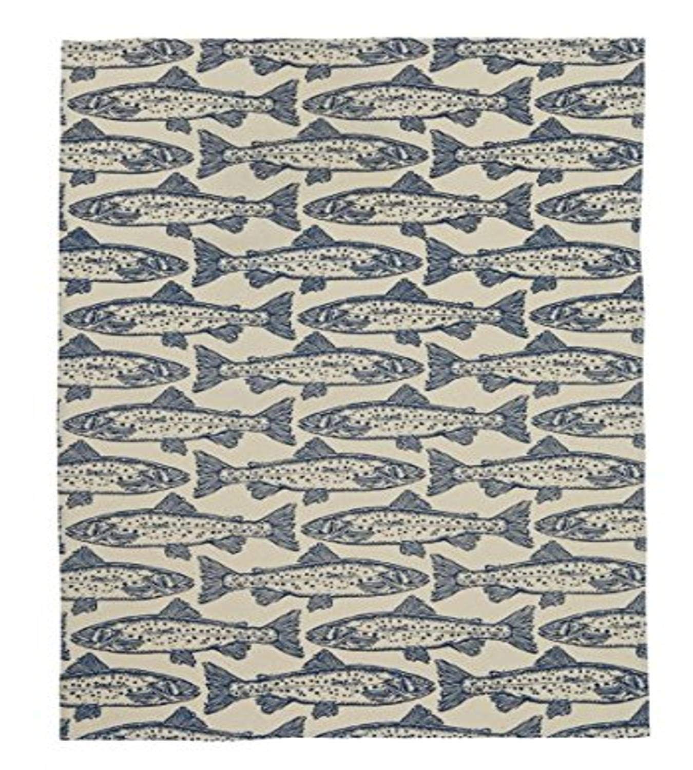 Salmon Cotton Tea Towel by Ulster Weavers