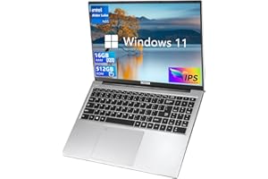 FUNYET 16 Inch Gaming Laptop, Laptop Computer 2025 Windows 11 Pro, 16GB RAM 512GB SSD, Intel 12th Gen N95 Processor(up to 3.4GHz), Backlit Keyboard, Fingerprint Unlock, FHD 1920 * 1200