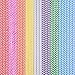 Antner 225PCS Rainbow Paper Straws Biodegradable Drinking Straw for Coke Juices Shakes Smoothies and Party Event Decor, 9 Colors (Arrow Paper Straws-225PCS)