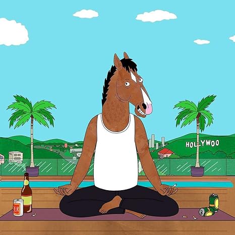 Amazon Motivation4u Bojack Horseman アメリカ成人 アニメ ブラック コメディドラマシリーズ Will Arnett Diane Nguyen Princess Carolyn 30 48 45 72cm ポスター アートフレーム ポスター オンライン通販