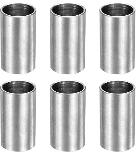 MECCANIXITY 10pcs M10 Metal Spacers, 3/8 Stainless Steel Spacer 10mm IDx12mm ODx12mm Length Round Unthreaded Standoff Bushing Plain Finish for Screw Bolts, Silver MECCANIXITY 10pcs M10 Metal Spacers, 3/8 Stainless Steel Spacer 10mm IDx12mm ODx12mm Length Round Unthreaded Standoff Bushing Plain Finish for Screw Bolts, Silver