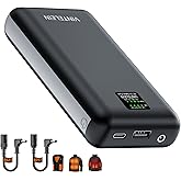 DC 7.4V 12V Heated Vest/Jacket Battery Pack 30000mAh Universal Replacement Power Bank for ORORO Debwu Milwaukee Dewalt Genovega Bosch Electric Heating Coat/Hoodie/Blanket/Chair/Stadium Seat Cushion