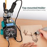 YIHUA 939-III Pyrography Tool Kit Dual Pen 20 Tips UK Plug 230V view 2