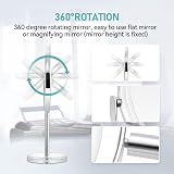 MIYADIVA 20X Magnifying Makeup Mirror, Double Sided with Stand view 3