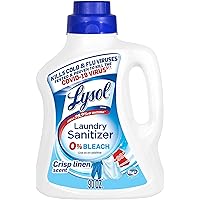 Lysol Laundry Sanitizer Additive, Crisp Linen, 90oz, Packaging May Vary