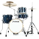 Sonor AQX Jungle 4-piece Shell Pack - Blue Ocean Sparkle