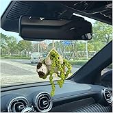 Crochet Sloth Car Mirror Hanging Accessories, Handmade Knitted Car Rear View Mirror Charm, Cute Automotive Interior Ornament Decoration Car Pendant, A Present for Sloth Lovers, Women (Sloth)