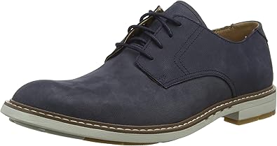 clarks navy nubuck