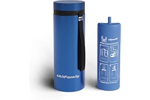 4AllFamily Nomad Insulin Travel Case Cooler – 52H Non-Electric Insulin Cooler Travel Case TSA Approved with Lightweight Design – Air Traveling Friendly, Reusable Big Blue Thermo for Medications