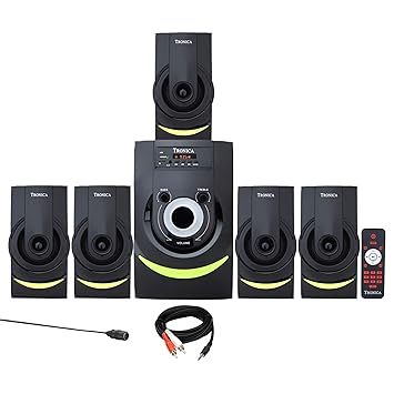 TRONICA DRUMMZ 5.1 Home Theater with Bluetooth/SD Card/Pen Drive/AUX/Mobile/TV /FM with 5.25