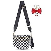 Bum Bag Crossbody Bag for Women | Spacious Bum Bags | Nylon Crossbody Fanny Packs | Purse Belt Purse for Travel Running, Fashion Holiday Gifts