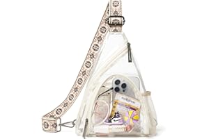 LATMAP 7L Sling Bag For Women Men Backpack Fanny Pack Crossbody Chest Travel Shoulder Belt Bags Purse Handbag PU Leather