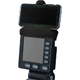 Vapor Fitness Phone Holder Made for PM5 Monitors of Concept 2 Rower, SkiErg and BikeErg - Silicone Smartphone Cradle Compatible with Concept 2 Rowing Machine. Ideal Rower Accessories