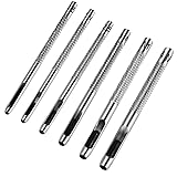 6PCS Hollow Leather Hole Punch Set (1.5mm-4mm) for